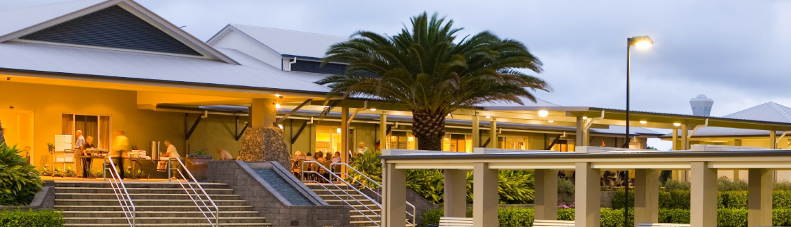 clubhouse at night